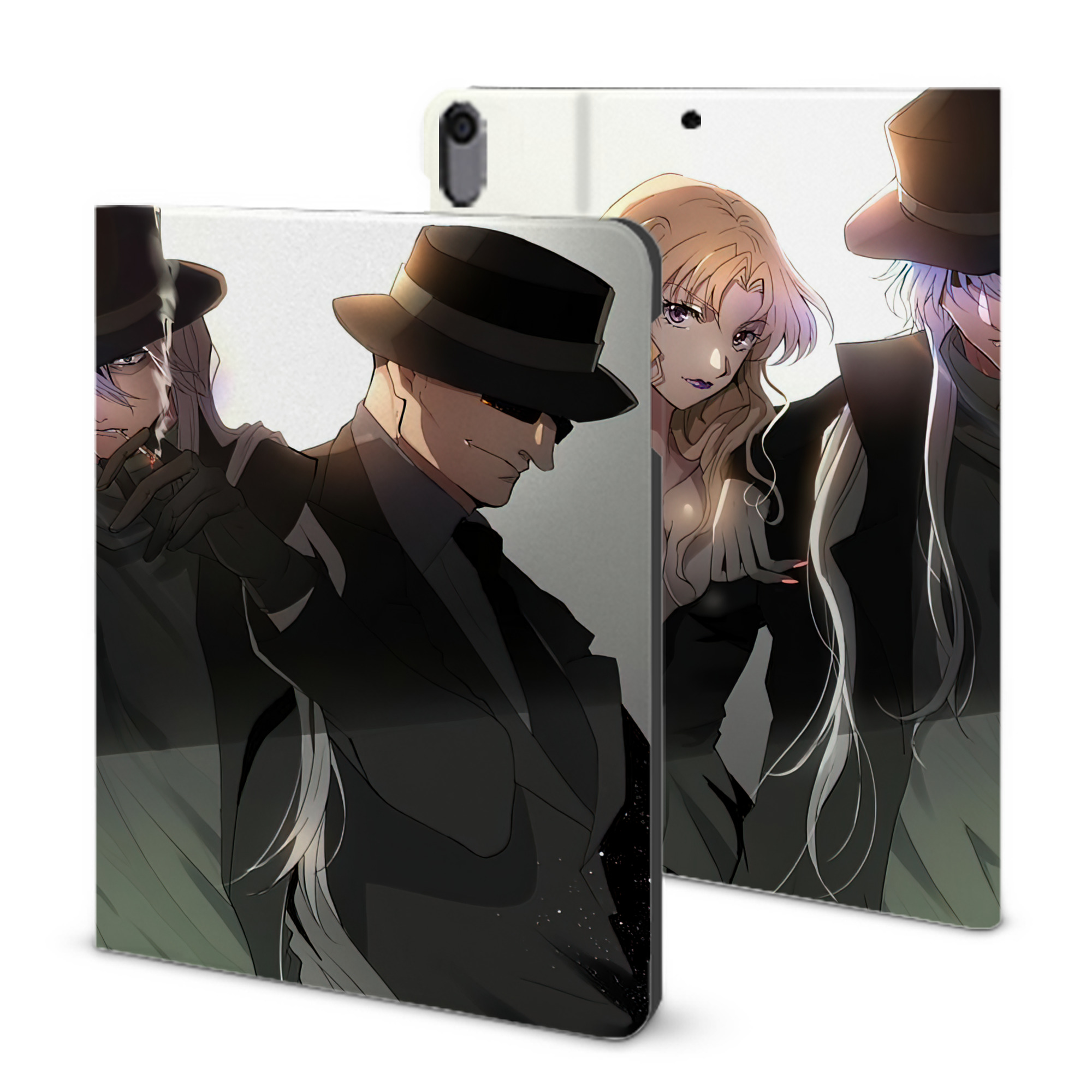 （画像用） 名探偵コナン Detective Conan IPad ケース ブック型 PUレザー TPU 耐衝撃 軽量 薄型 ペン収納なし 全面保護 IPad 各モデル対応